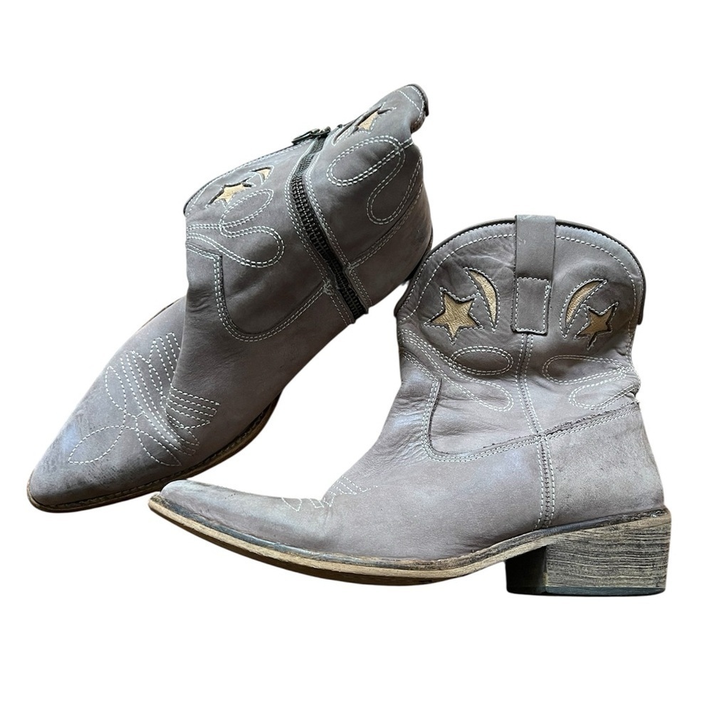 Jeffrey Campbell Light Brown, Leather, Cowboy Boots Size 39